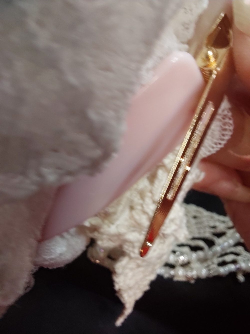 Glass BEADED CLIP-ON ROSET - Picture 6 of 14